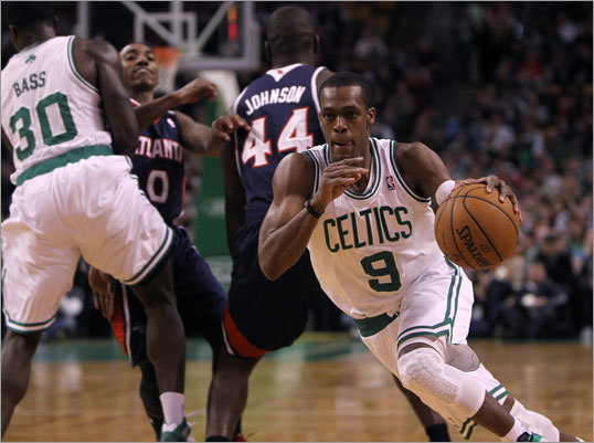5. Playoff Rondo needs to show up Rajon Rondo has taken some heat for only showing up in big games, but this is the time of year when that should be a good thing. For his playoff career, Rondo has raised his point, rebound, and assist totals over his regular-season averages. It's safe to say that this is now Rondo's team, and he'll need to be the best player on the floor at times if the Celtics are going to take care of business against Atlanta.