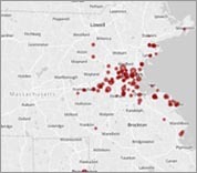Snowstorm reports mapped