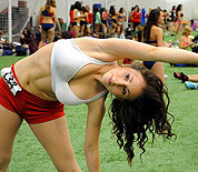 Patriots cheerleader tryouts