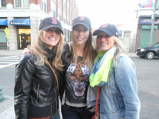 'I`m Too Sexy' - Right Said Fred From left: Julie Beynon, Jessica Bacon, and Kathryn Beynon all of Ottawa, Canada. The Canadian trio's second choice would have been 'Don't Ya' by Brett Eldredge as they met the country star during their trip to Boston.