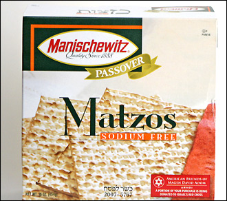 Manischewitz Passover matzos