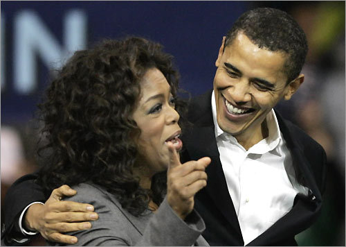 Winfrey and Obama