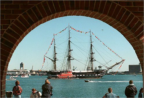 How about getting a view from the water? Reader 'tinshee' says Long Wharf on Boston Harbor (pictured) sets a nice scene, along with The Esplanade 'especially in the spring when the trees are in bloom.'