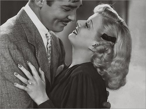 Jean Harlow and Clark Gable