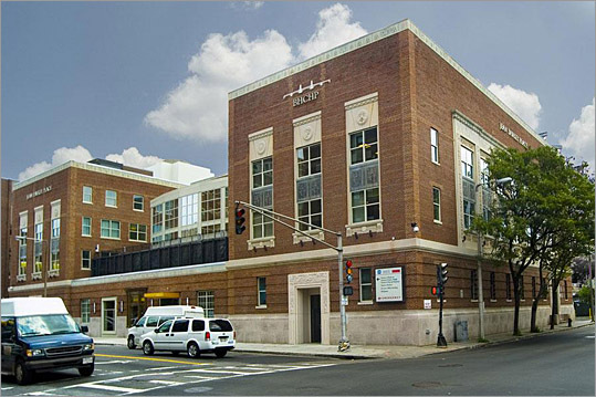 Jean Yawkey Place, BHCHP's new home, is located across the street from Boston Medical Center's Emergency Department and next to Boston Public Health Commission's Woods Mullen Shelter. (David Stone for On Call)