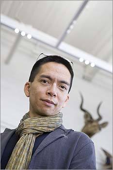 A Wizard at RISD John Maeda may be the only college president in the country who’s cooler than most of his students. The well-connected former MIT professor, who became the 16th president of the Rhode Island School of Design in June, is a hightech humanist (his Twitter feed is a trickle of raw Zen) and a design guru – a walking mash-up. Maeda’s first moves toward his goal of an “open-source” campus include digital signboards scattered around to which anyone with an @RISD address can post words or pictures. He’s also curating a collaboration with online apparel store Threadless. And he’s just getting started.