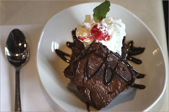 The brownie sundae is the pick of the dessert menu.