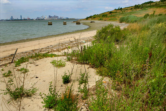 Boston Harbor Islands The first stop for most visitors to these islands is Georges Island, after a 45-minute ferry ride from Long Wharf. Georges is the home of Fort Warren, built in 1833 and used during the Civil War as a training ground for Union troops and prison camp for more than 2,000 Confederate soldiers, including the vice president of the Confederacy, Alexander Stephens. From Georges, you can board a smaller ferry toward Grape Island. This is an ideal spot for walking on grassy paths past fields of wild roses, collecting blackberries and raspberries, and spending a night or two at the small campground. Overnight camping is also available on neighboring Lovell (popular for its outer beach) and Bumpkin islands. Each island holds 10 to 12 sites (starting at $8 a night) and Lovell has supervised swimming; 877-422-6762