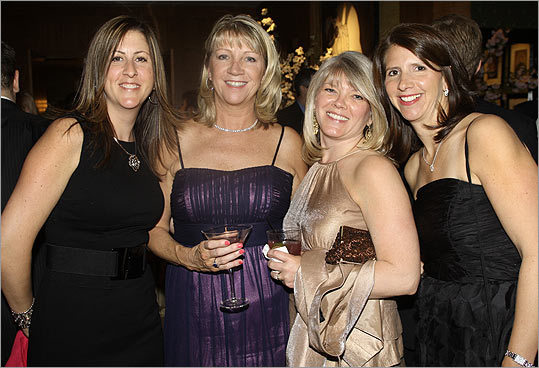 April 30 in Boston Four hundred guests attended the 2010 City Lights Gala to benefit the Italian Home for Children. The event was held at the Mandarin Oriental Hotel. From left: Michele Pasciuto, Denise McKeown, Deb Reardon, and Barbara Manganaro, all of Winchester.