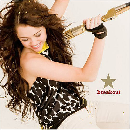 Even her CD covers reflected her changing personal and professional image. Take a look at the cover of 2008's 'Breakout' before she began remaking her look.