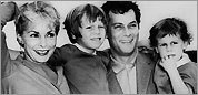Tony Curtis through the years