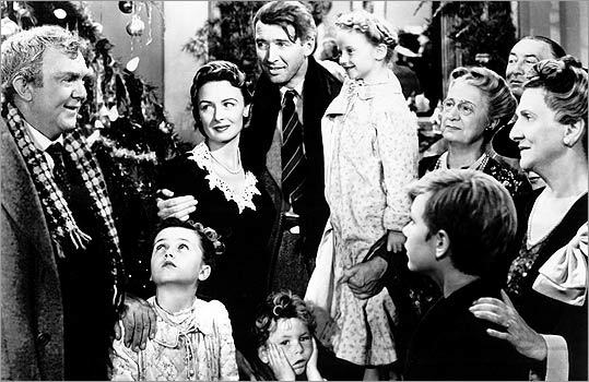 1. 'It's a Wonderful Life' (1946) No surprises here. Frank Capra's classic, starring Thomas Mitchell (left) and Jimmy Stewart (third from left), is a true holiday heartwarmer about a despondent, suicidal man (Stewart) whose zest for life is rekindled after being shown what life would have been like without him.