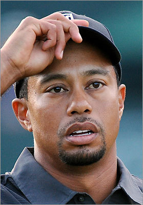 Golfer Tiger Woods.