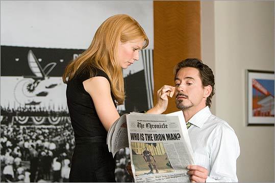 Paltrow struck box office gold as the assistant and possible love interest of Tony Stark (Robert Downey Jr.) in 2008's 'Iron Man.'