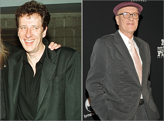 Best supporting actor nominee Geoffrey Rush of 'The King's Speech' definitely cleans up nicely. While he wore a relaxed look at the premiere of his film 'Shine' in 1996 (left), he showed off another style at the 26th Annual Santa Barbara International Fim Festival on Jan. 31, 2011 (right).