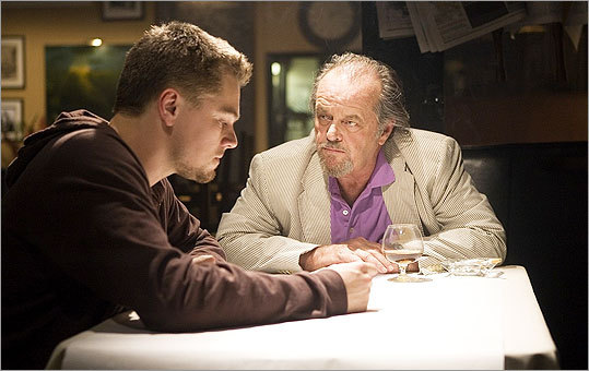 Leonardo DiCaprio and Jack Nicholson in 'The Departed'