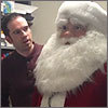 Santa Claus roams The Boston Globe