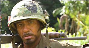 Robert Downey, Jr. in 'Tropic Thunder'