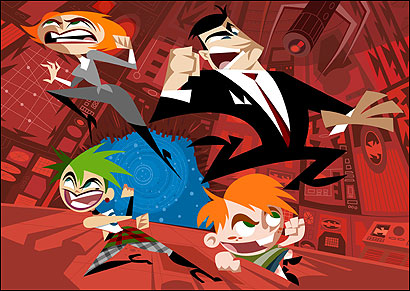 In the animated show ''The X's,'' which borrows from ''The Incredibles'' and ''Alias,'' a spy family struggles to look normal to the outside world.