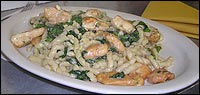 Chicken and broccoli rabe with fusilli