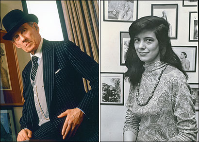 Philip Rieff (left) and Susan Sontag in 1966.