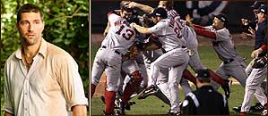 Jack, played by Matthew Fox, had to see footage of the Boston Red Sox' 2004 World Series win to be convinced that he and the 'Others' were in contact with the outside world.