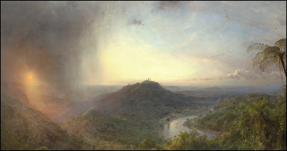 'Vale of St. Thomas, Jamaica, 1867' by Frederic Edwin Church, one of the paintings on display at 'American Splendor.'