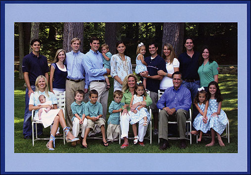 Romney family card