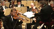 James Levine conducting Christian Tetzlaff at Symphony Hall