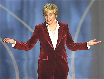 Host Ellen DeGeneres performs at the 79th Annual Academy Awards in Hollywood, California, February 25, 2007.