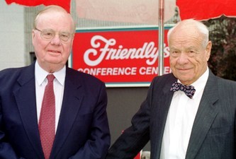 Curtis Blake (left) was 84 and S. Prestley Blake was 86 in this 2001 photo. They were 18 and 20, respectively, when they founded what is now a chain with 514 restaurants.