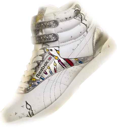 reebok freestyle jaune