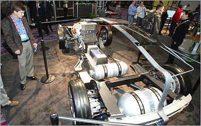 Chassis of a Chevrolet Equinox