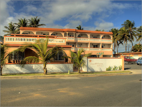 Located on the northeast end of Puerto Rico, the Luquillo Sunrise Beach Inn offers a great panoramic view of the ocean and coastline.