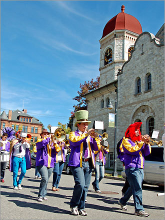 ... in Williamstown before the season-opening game against Colby College