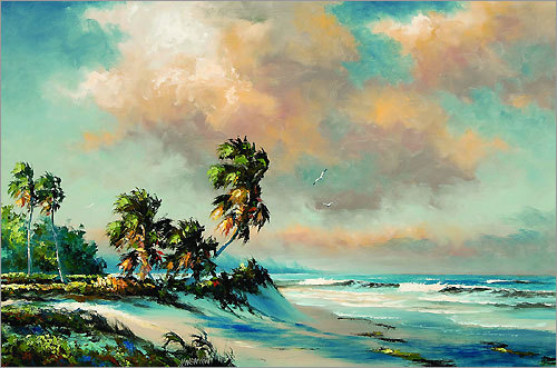 Harold Newton painted Florida's light like no one else. When it came to the sky and clouds, the mixing of his palette and application of his colors surpassed more recognized artists.