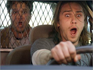 'PINEAPPLE EXPRESS' (2008) The Judd Apatow-produced film officially put the 'bud' back in 'buddy comedy' in this funny yet touching story of a corporate cog (Seth Rogen, left) and his carefree pot-dealer (James Franco, right) who get mixed up in a murder.