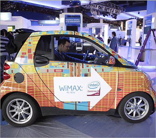 Intel's WiMAX smart car