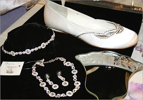 Bridal accesories from Shoes to Dye For in Natick
