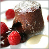 Molten chocolate cake