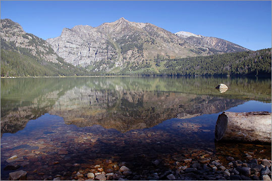 The Laurence S. Rockefeller Preserve in Jackson Hole, Wyo., gives visitors easy access to Phelps Lake, which offers stunning views of the Teton Range in Grand Teton National Park.