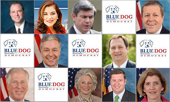 The fiscally conservative Democratic Blue Dog Coalition has emerged as a crucial legislative bloc in the healthcare debate this summer. Despite their recent press, the Blue Dogs have been around since 1995, when they formed with the goal of representing the center of the House of Representatives and appealing to what they called the mainstream values of the American public. According to the coalition website, there are 52 members. Here's a look at the group's origination, and its members.