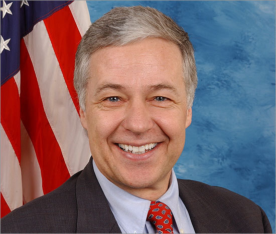 Congressman Mike Michaud (right) of Maine is the only Blue Dog who hails from one of the six New England states. For a list complete list of members, go to: the Blue Dog Coalition website.