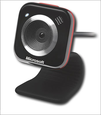 LifeCam VX-5000 Away at college? Keep in touch with friends and family with Microsoft's LifeCam VX-5000. The Windows-compatible web cam features a built-in microphone, Windows Live Call Button, and flexible base that bends to fit your laptop. It's available in three colors - fire red, cool blue, and lucky green - and is currently on sale at Best Buy for $32.99.