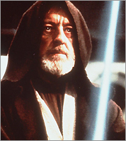 Sir Alec Guinness, who starred as Obi-Wan Kenobi in ‘‘Star Wars'