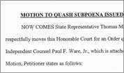 Showdown over a subpoena Showdown over a subpoena