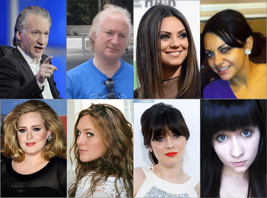 We've scoured the Hub and New England (sometimes beyond) for people who could be ringers for famous stars. Here are some recent submissions &mdash; in every slide the real star is pictured on the left. the archives. --> We also want to hear from you. Do people mistake you for a celeb ?