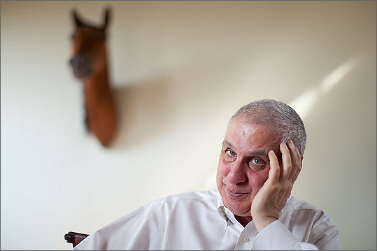 Celebrated documentary filmmaker Errol Morris uses a camera called the Interrotron, that makes direct 'eye contact' between the subject and audience possible.