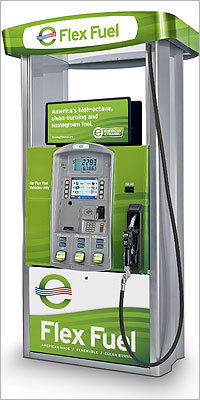 The NASCAR promotion, the cost of which Growth Energy declined to disclose, also comes as lawmakers and policy makers consider slashing federal ethanol subsidies, expected to cost $6 billion this year, in a bipartisan deal that would also lower trade barriers to cheaper ethanol produced in countries such as Brazil, and fund renewable fuel incentives . Left: Ethanol Pump