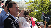 Santorum's three-year-old daughter out of hospital